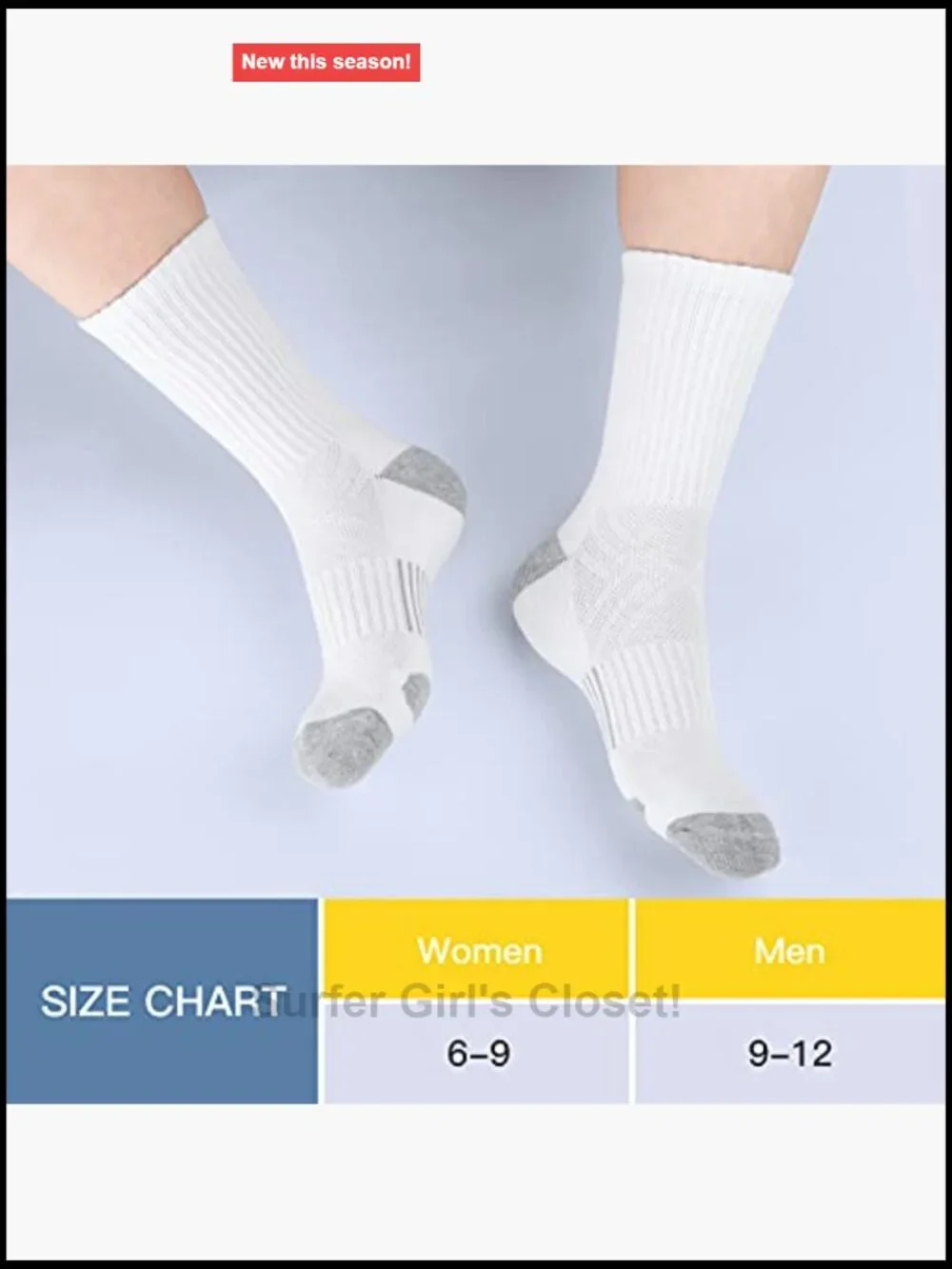 Athletic Crew Socks Cushion Running Socks Performance Breathable Sports Socks
